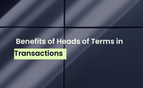 The Benefits of Heads of Terms in Transactions