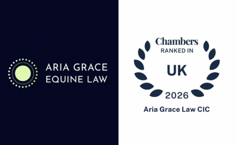 Chambers Ranks Aria Grace Law CIC Among UK’s Leading Equine Law Firms