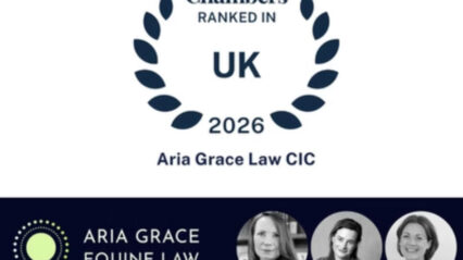 Chambers Ranks Aria Grace Law CIC Among UK’s Leading Equine Law Firms
